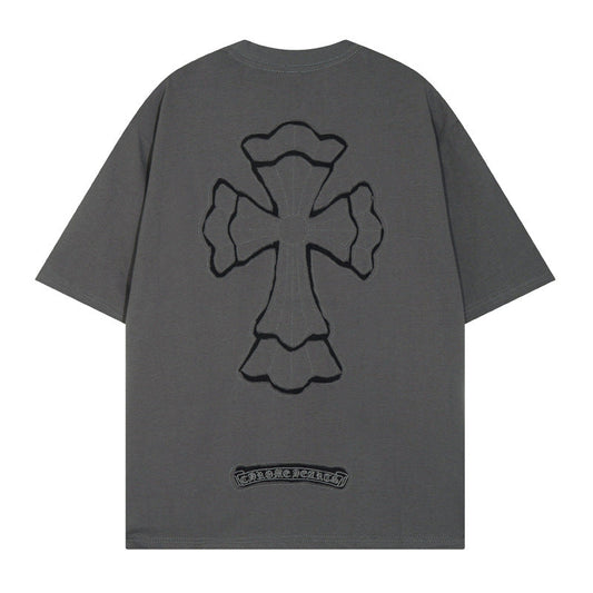 CHH Chrome Heart T Shirts Cotton Short Sleeves