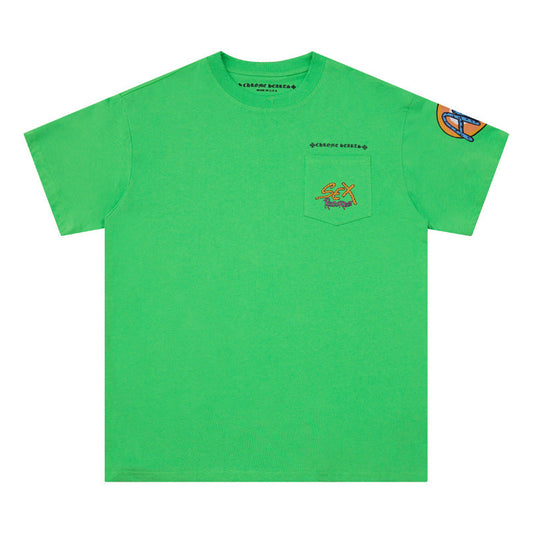 CHH Chrome Heart T Shirts Croix Sex Records Graffiti Short Sleeve
