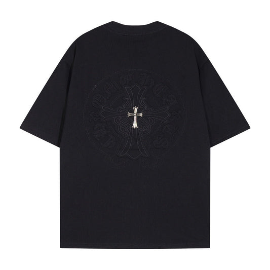 CHH Chrome Heart T Shirts Crowe T-Shirt Summer Short Sleeve Street Hip Hop
