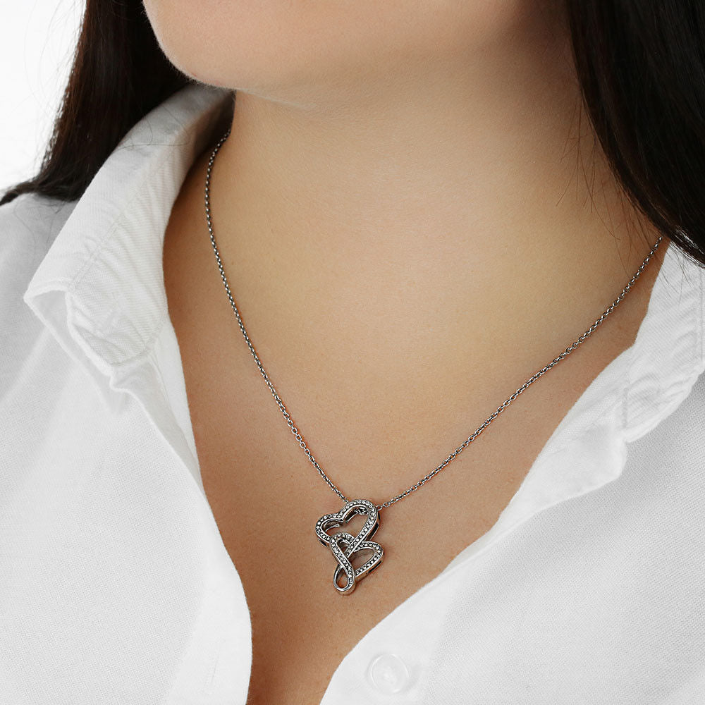Apology Gift For Her - Heart-to-Heart Pendant Necklace
