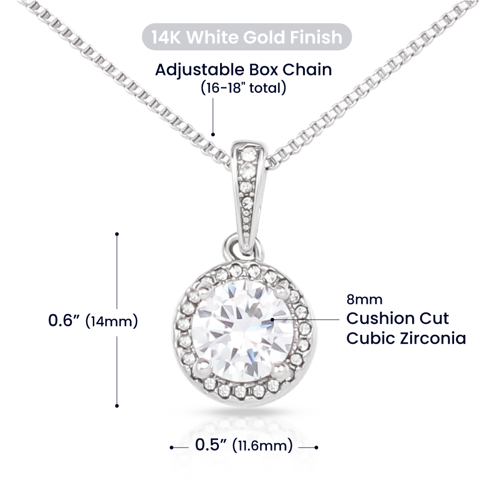 Apology Gift For Her - I Want To Be Your Pillow Again - Eternal Hope Necklace
