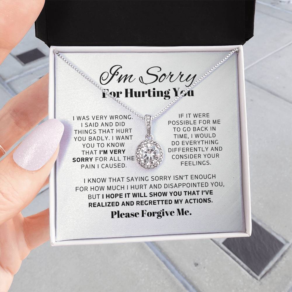 Apology Gift For Her - I've Realized & Regretted My Actions - Eternal Hope Necklace