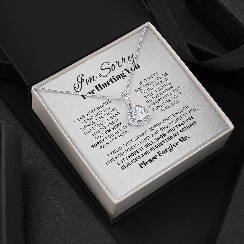 Apology Gift For Her - I've Realized & Regretted My Actions - Eternal Hope Necklace