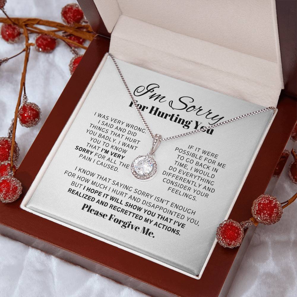 Apology Gift For Her - I've Realized & Regretted My Actions - Eternal Hope Necklace
