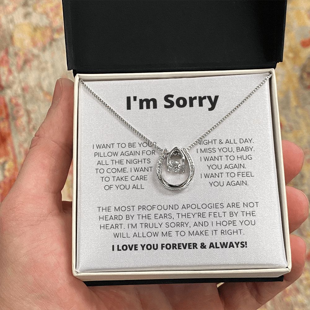 Lucky In Love - Apology Necklace For Her
