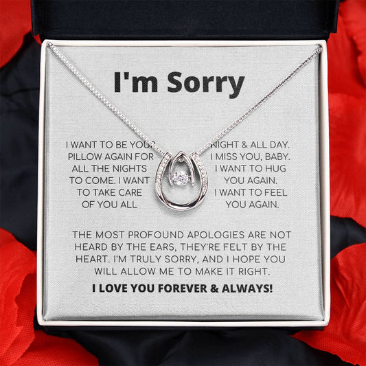 Lucky In Love - Apology Necklace For Her
