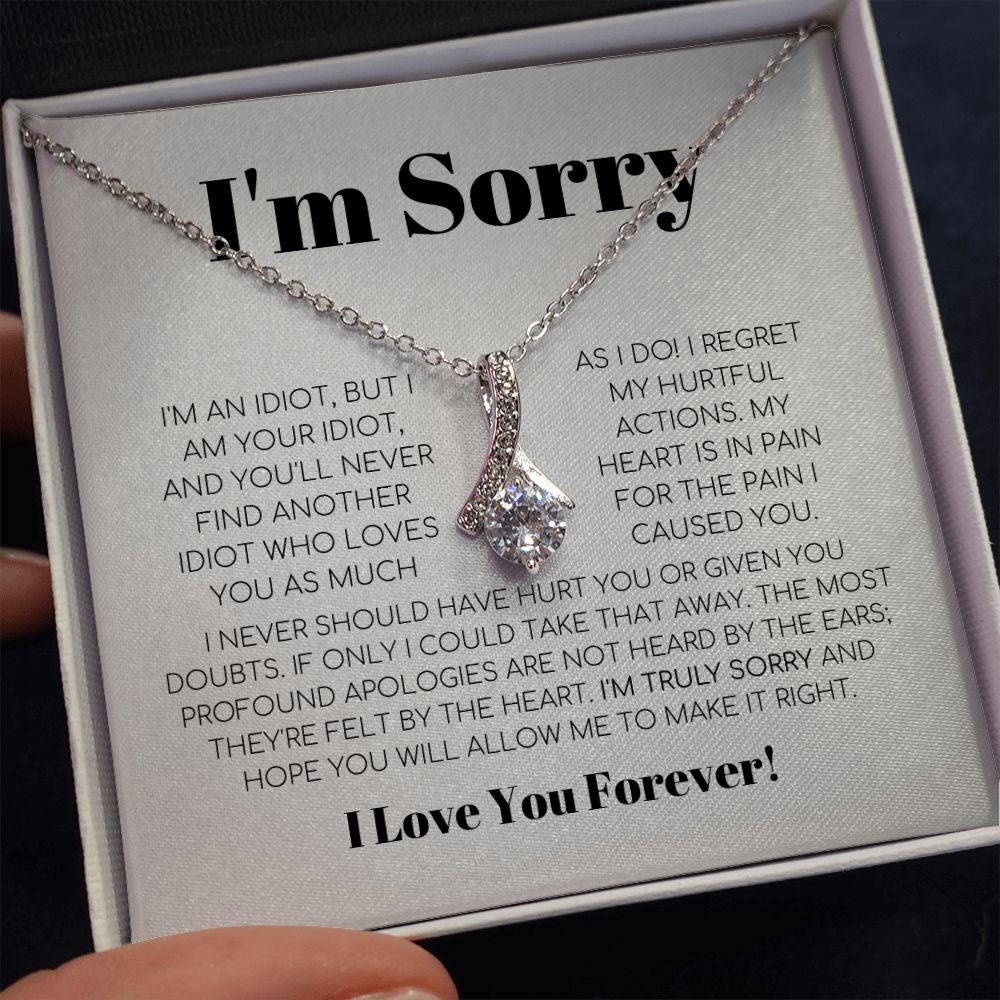 Apology Gift For Her - I Regret My Hurtful Actions - Alluring Beauty Necklace