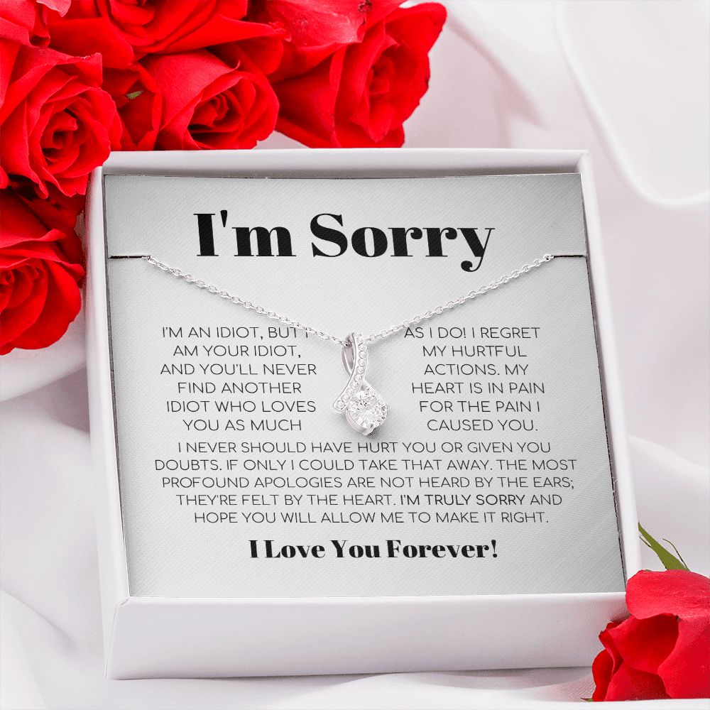 Apology Gift For Her - I Regret My Hurtful Actions - Alluring Beauty Necklace