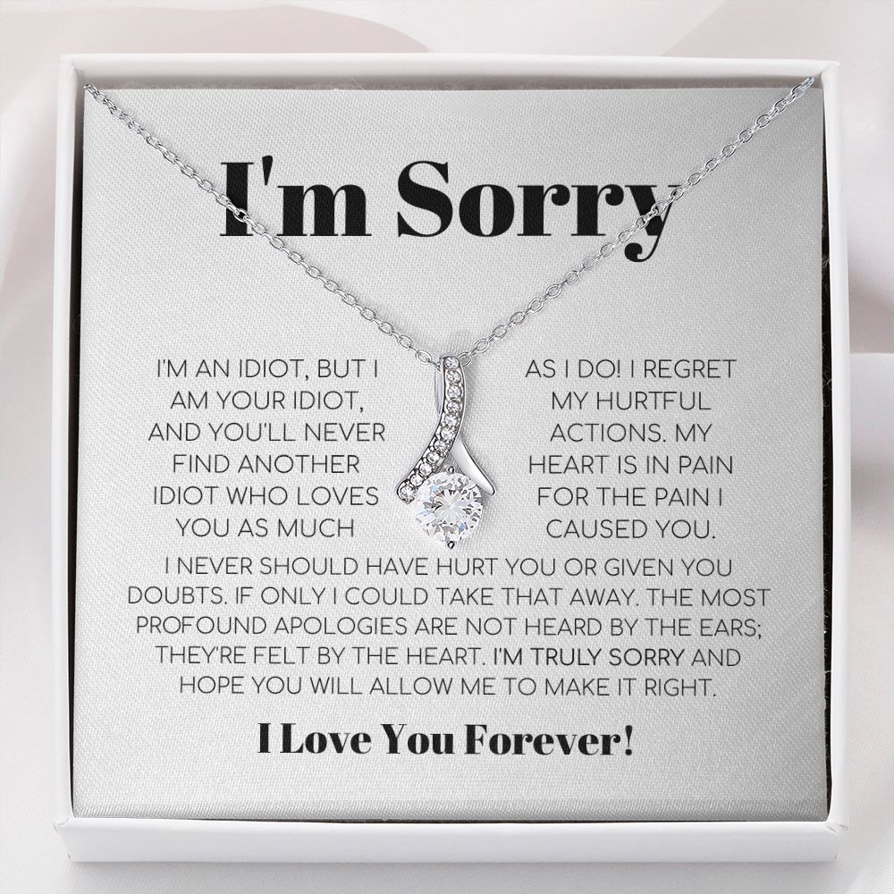 Apology Gift For Her - I Regret My Hurtful Actions - Alluring Beauty Necklace