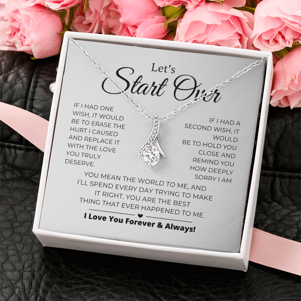 Let's Start Over - Apology Gift For Her - Alluring Beauty Necklace