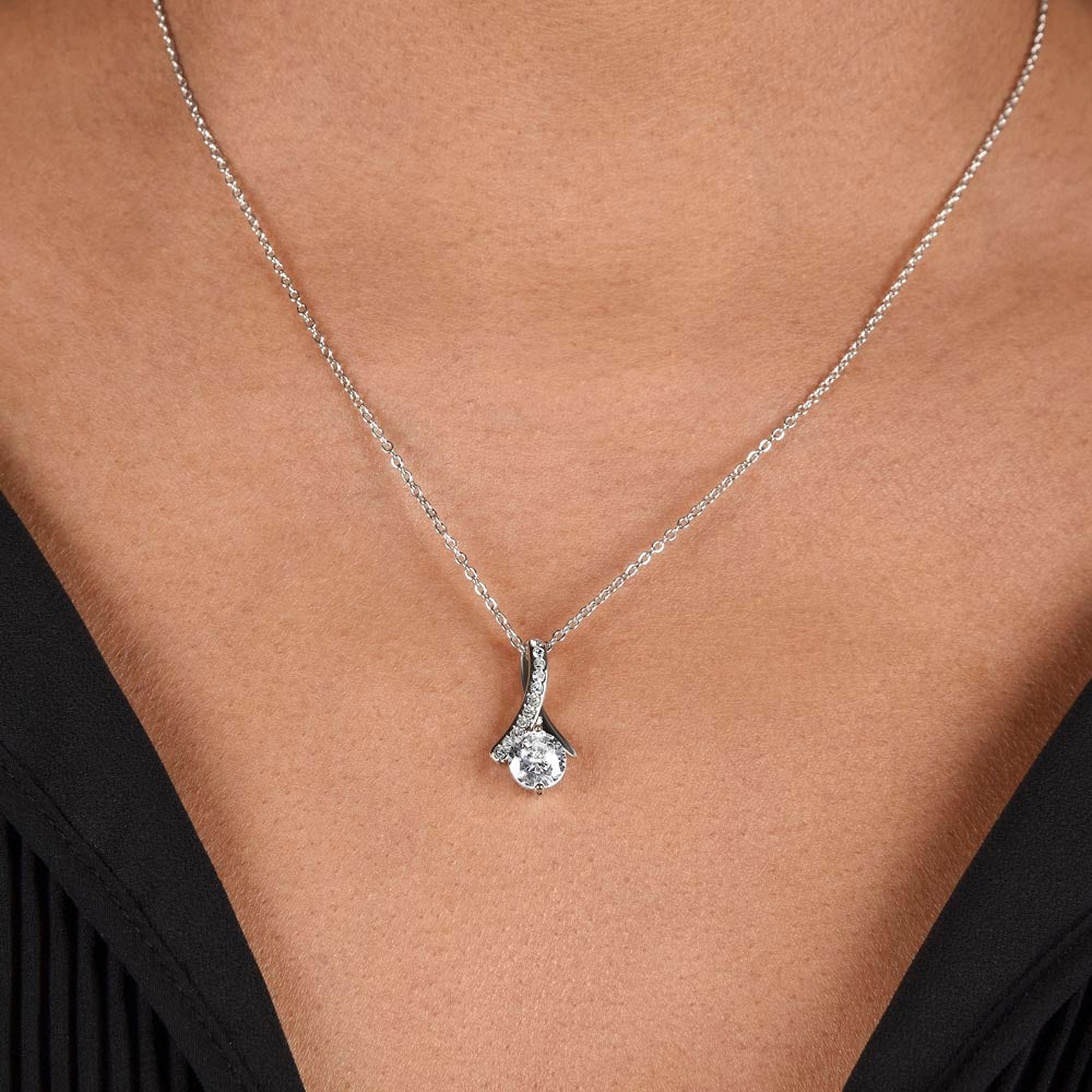 Apology Gift For Mom - You Are My Guiding Light - Alluring Beauty Necklace