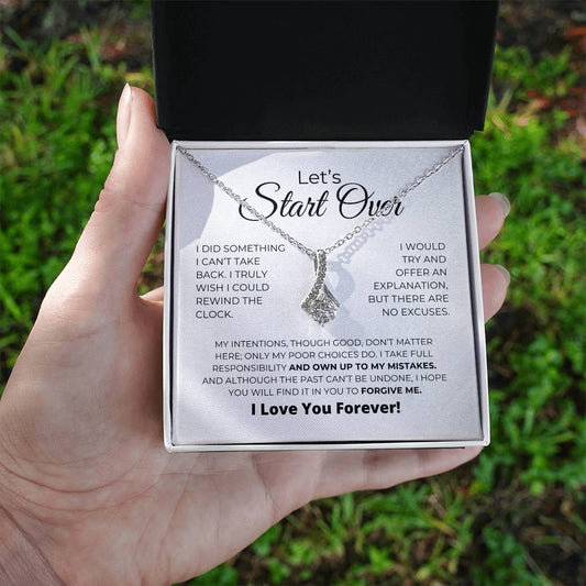Let's Start Over - Alluring Beauty Necklace - Apology Gift For Her