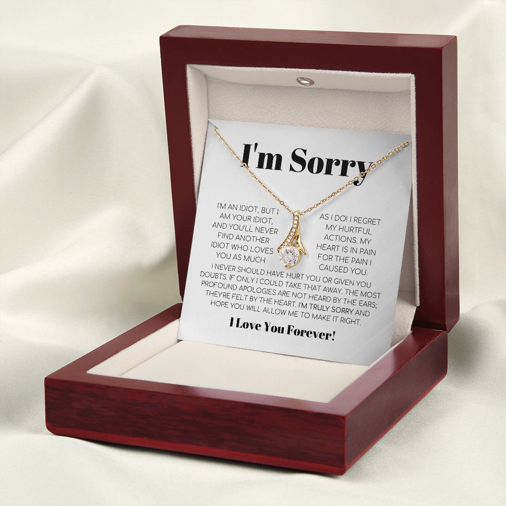 Apology Gift For Her - I Regret My Hurtful Actions - Alluring Beauty Necklace