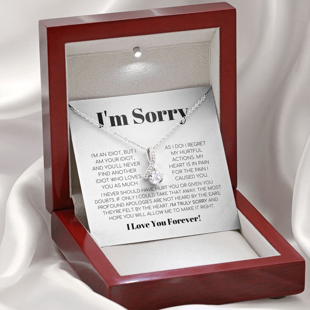 Apology Gift For Her - I Regret My Hurtful Actions - Alluring Beauty Necklace