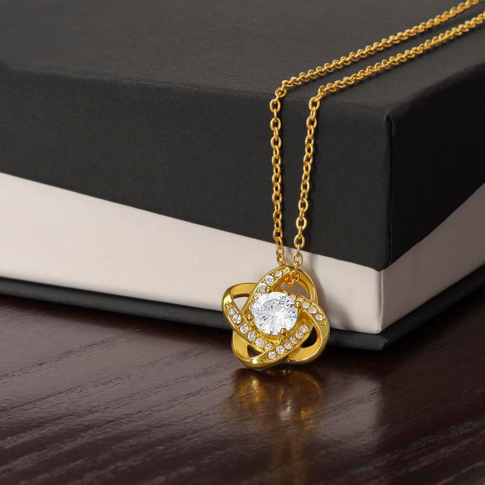 Apology Gift For Her - I Want To Feel You Again - Love Knot Necklace