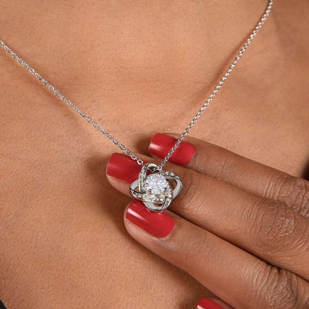 Apology Gift For Her - I Regret My Hurtful Actions - Love Knot Necklace
