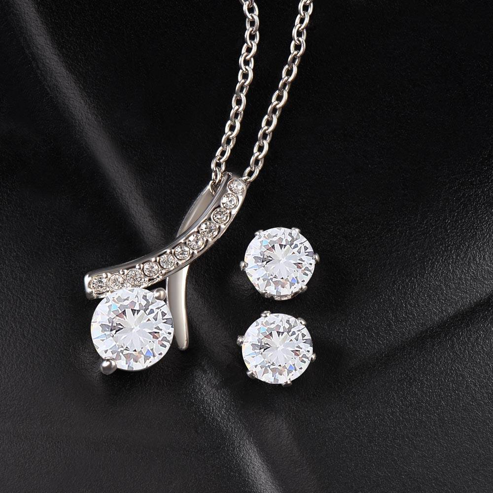 Apology Gift - I Take Full Responsibility - Alluring Beauty Necklace (+ FREE Earrings)